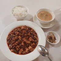 赤坂 四川飯店 - ランチセット:陳麻婆豆腐