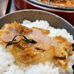かつ膳 - 念願のかつ煮ご飯乗せ