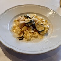 カシータ - 本日のパスタより「帆立貝とズッキーニのレモンクリームフェットチーネ」