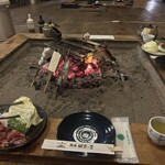 高森田楽の里 - 囲炉裏