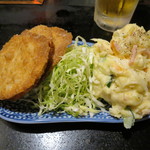 横浜 青葉餃子 - ポテサラ　2014.09