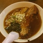 うどん屋 源さん - 特濃煮干しチャーシュー麺