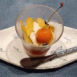 料理旅館 奥飛騨山草庵 饗家 - 水物：季節のデザート