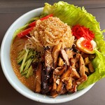 麺屋　たか - 冷やし中華　肉ダブル（税込1,500円）