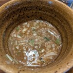 ベジポタつけ麺えん寺 - 最後はスープ割りで