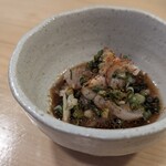 天史朗鮨 - お通し　サバフグ