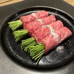 焼肉ホルモン 風土. - 芽ねぎ焼きしゃぶ