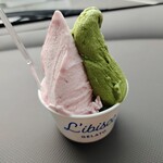 リビスコ - 『ダブル　夏イチゴ／抹茶』７５０円