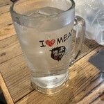 焼肉ホルモン 風土. - お飲み物如何ですか？の優しいお声掛けでお冷や頂きます