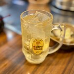 もつ鍋　なかむら - ハイボール濃いめ