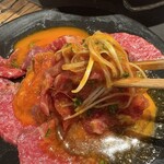 焼肉ホルモン 風土. - 黒毛和牛カルパッチョ