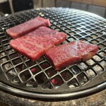 焼肉ホルモン 風土. - シャトー盛り合わせ(和牛サンカクバラ、肩ロース、モモ)