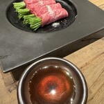 焼肉ホルモン 風土. - ポン酢で頂きます♪