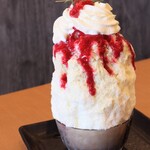 かき氷削太郎 - 【2025.08】ピスタチオラズベリー(税抜1,700円)