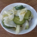 仙龍 - 仙龍　レバー炒め+ライスのお漬物　2014年9月