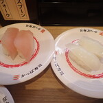 Kappa壽司 村上店 - びん長まぐろ・天然やりいか
