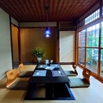 omo cafe - 庭が見えるお座敷個室(4名)～!!( ^o^)ﾉ