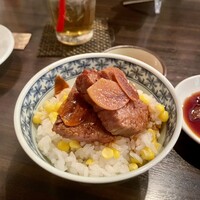 SATOブリアン 本店 - 《夏のど直球コース》ブリめし（コーンごはん）