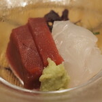 割烹さいお - 真子鰈と本鮪