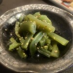 お酒とおばんざい めくみ - コリコリした浅漬けみたいな