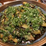 お食事処あゆ - ナスたたきも最高