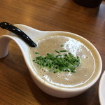 あいつのラーメン かたぐるま - うるとらつけ麵のスープ