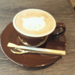 LANI cafe PLACE - カフェラテ　　アートは猫ちゃんでした＾＾
