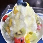 若松かき氷 白ねこ - 