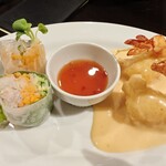 アジアンレストランコピラ 晴丘店 - 生春巻きとエビマヨ