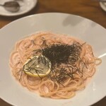 キッチン一朗 - 明太子クリームパスタ大盛