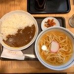 ウエストうどん  - カレーセット(うどん) 850円