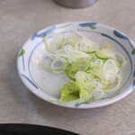 そば処 かめや - 【天玉せいろ＠税込550円】薬味