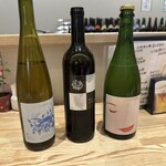 旬菜旬魚 たじま - 持ち込み　右のシードルはたじまさんの店でオーダー