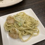 La Bonta - 青じそジェノベーゼと小海老のクリームパスタ