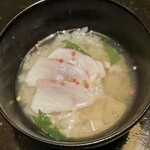 すずのあん - 真鯛の梅茶漬け