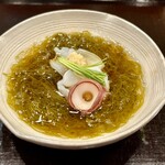 栗天 - 青森県産もずくと水蛸☆