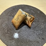 鮨 いわ貴 - 寿司屋御法度の？揚げ物をあえて。中はレア