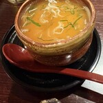 空 - お通し(しらすと大葉の茶碗蒸し)