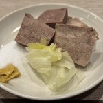 和風もつ料理 あらた - コールタンは、冷たいのにとろける柔らかさ。ほんとに美味しい。