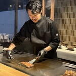 大阪鉄板焼き 神戸牛ステーキ Zin - 