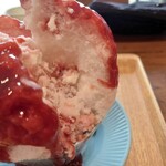 からこカフェ - 中の練乳のところ