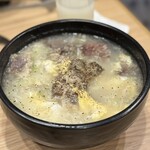 焼肉乃 富士吉 - 白クッパ