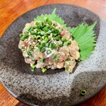 牡蠣と日本酒 四喜 - なめろう 730円