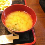 大衆酒場 きりゅう - ソースかつ丼 ランチ ＆ 冷緑茶 氷抜き ランチ ＆ チョコマーブル