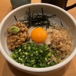 一玄 - 納豆蕎麦 1320円