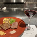 神戶牛牛排 Sakura - A5ランク神戸牛80gと熟成肉50gのコース。