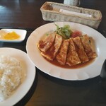 カフェテリア アメニティ - 日替わりランチ　豚肉のピカタ定食