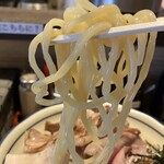 麺屋 宮本 - 麺の感じ