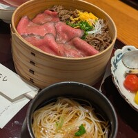 すき焼きと牛まぶし ももしき - 大和牛まぶし 赤身たたき