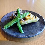 メゾン ケイ - 『メイン』:富士鶏と一緒に出てきたグリル野菜